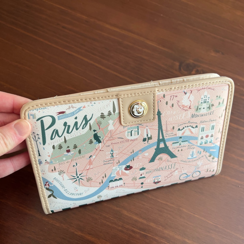 Paris print wallet